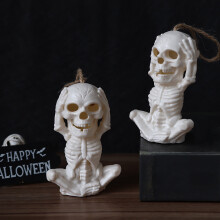 Capino Halloween Decoraties, LED Elektronische Spookhoofd Lantaarn, Enge Buiten/Binnen Ornamenten voor Tuin, Boom, Feest