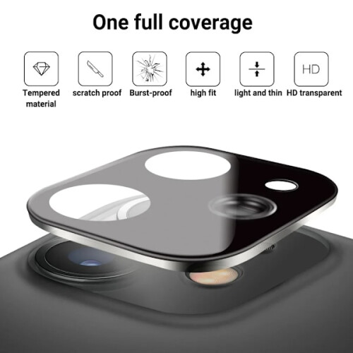 Προστατευτικό γυαλιού κάμερας συμβατό με iPhone11 12 13 14 15 16Pro Max Plus Mini, Μεμβράνη 2