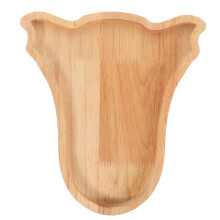 Bandejas de madera para alimentos, plato multifuncional para postres, aperitivos y fruteros.