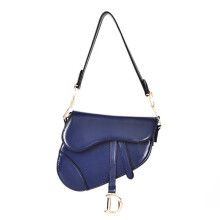 Neue Designer-Satteltasche aus PU-Leder für Damen, luxuriöse, modische Umhängetasche mit breitem Schulterriemen, Messenger Bag,