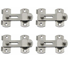 4x20x50x70mm Edelstahl-Türriegel mit Schiebeverschluss für Haustore