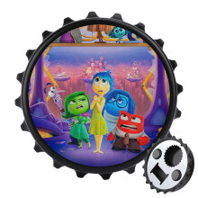 Magnetischer Flaschenöffner „Inside Out“ mit Kühlschrankmagneten – Einzigartige Geschenkidee für Campingfans – Cooles Gadget für