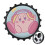 Μαγνητικό ανοιχτήρι μπουκαλιών Kirby με μαγνήτες ψυγείου - Αυτοκόλλητο - Μοναδική 1