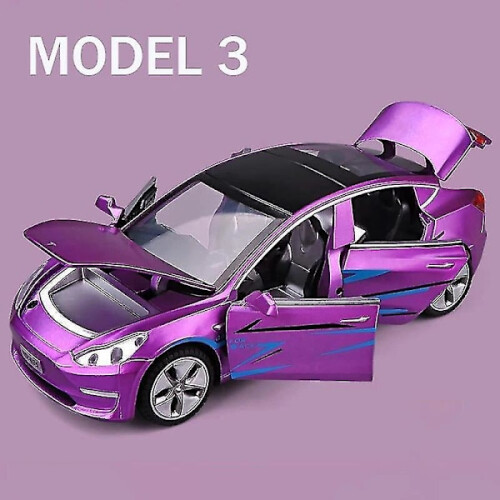 1: 32Tesla Model X Model3Model S Model Y Κράμα αυτοκινήτου Μοντέλο χυτού αυτοκινήτου Παιχνίδι