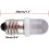 Lot de 10 ampoules LED spot E10 12V blanc chaud 3