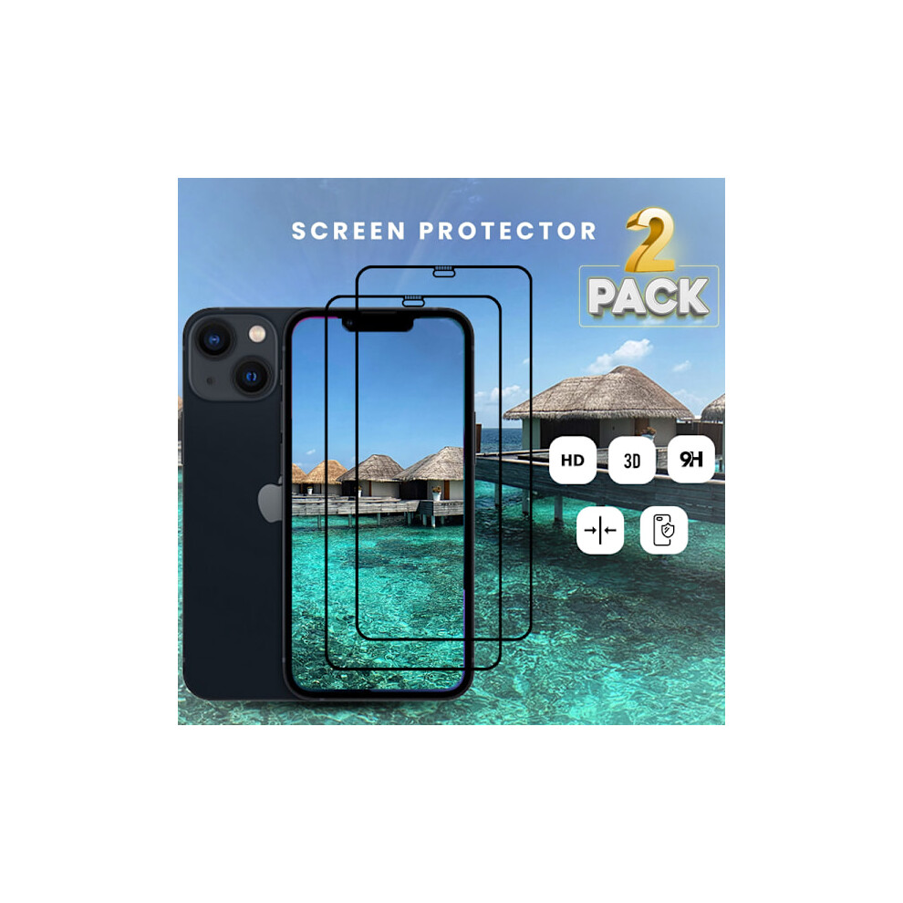2-Pack Compatible With Iphone 12 Mini - Tempered Glass 9H - Super Quality 3D 9423501744784