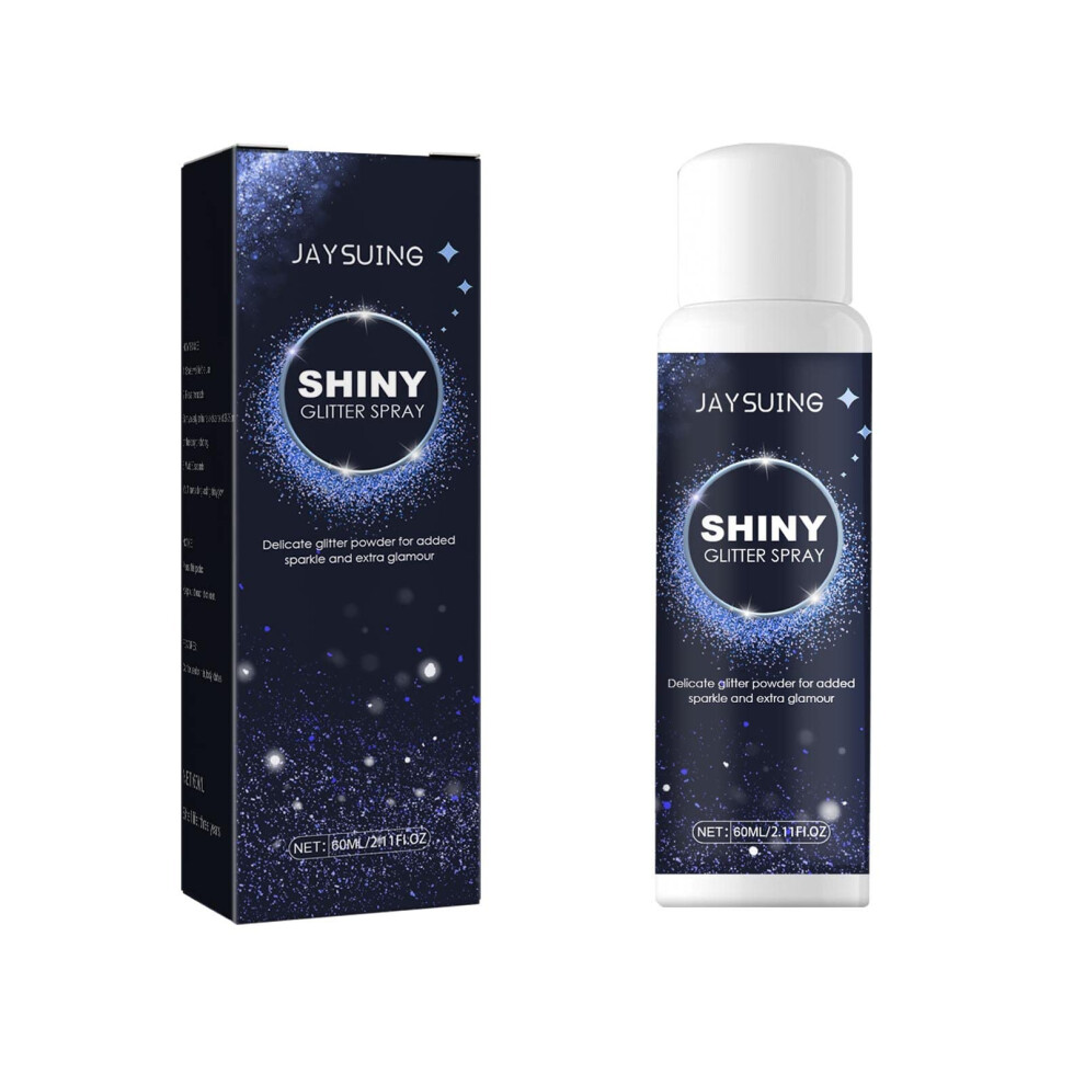 60ml Glitter Spray for Hair and Skin with Instant Sparkle Effect and LongLasting Adhesion for Parties