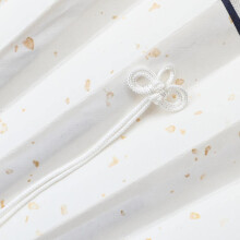10PCS Chinese Knot Tassel Set for Curtain Decoration, Clothing DIY, Home Textile Crafts  White