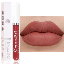 Matte Liquid Lipstick NonStick Cup Long Lasting Waterproof Lipstick 002#, Pack of 1