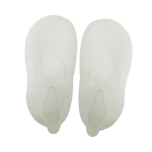 Moisturizing Gel Socks for Dry Cracked Feet, Reusable Silicone Heel Socks with Deep Hydration