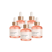 Anti Aging Collagen Boost Serum for Deep Wrinkle Reduction and Hydration, 5 Bottles