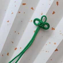 10pcs Chinese Knot Tassel Set for DIY Crafts, Home Curtain Decor, Clothing Accessories, Dark Green