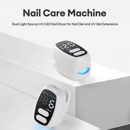 Νέα λάμπα στεγνωτήρα νυχιών UV LED MINI Nail Light Fast Dry Σκλήρυνση με ένα δάχτυλο 1