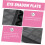 Empty Eyeshadow Palette 6 Pack, Compact 12Grid Refillable Makeup Organizer with Clear Lid 4