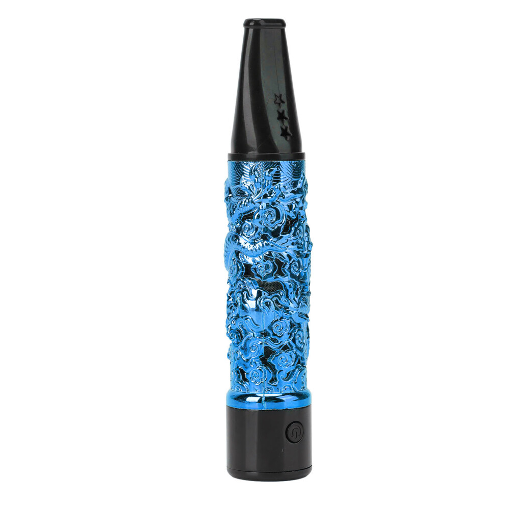 Blue H05 Anaglyph Dragon Ashless Cigarette Holder & Filter, 50Mah