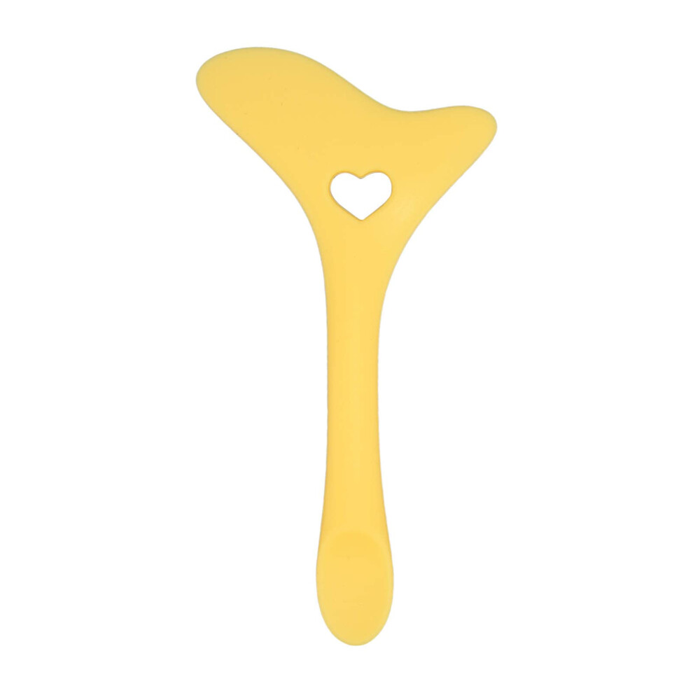 Makeup Stencil Silicone Eye Makeup Tool for Precise Eyeshadow Eyeliner and Lip Contour Yellow