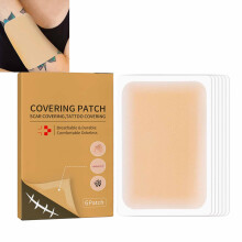 Tattoo Cover Up Sticker 6pcs Waterproof Sweatproof Concealer Tape for Tattoo Scar Birthmarks