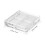 Empty Eyeshadow Palette 4 Pan Clear Refillable Case for DIY Makeup Storage and Travel 2
