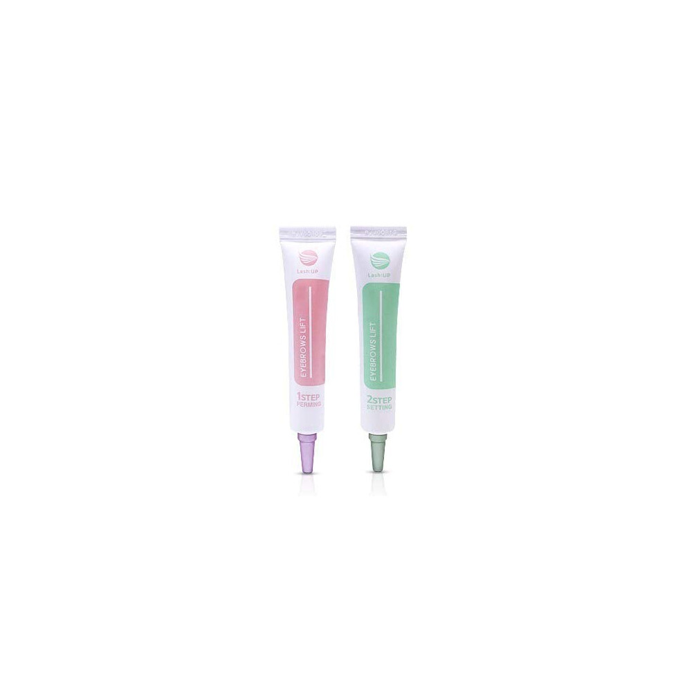 Eyelash Lift Kit and Brow Lamination Set with TwoStep Solution, SalonQuality LongLasting Results