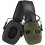 Electronic Shooting Ear Muffs with Noise Reduction and Distortion Amplification, Green Foldable Design 3