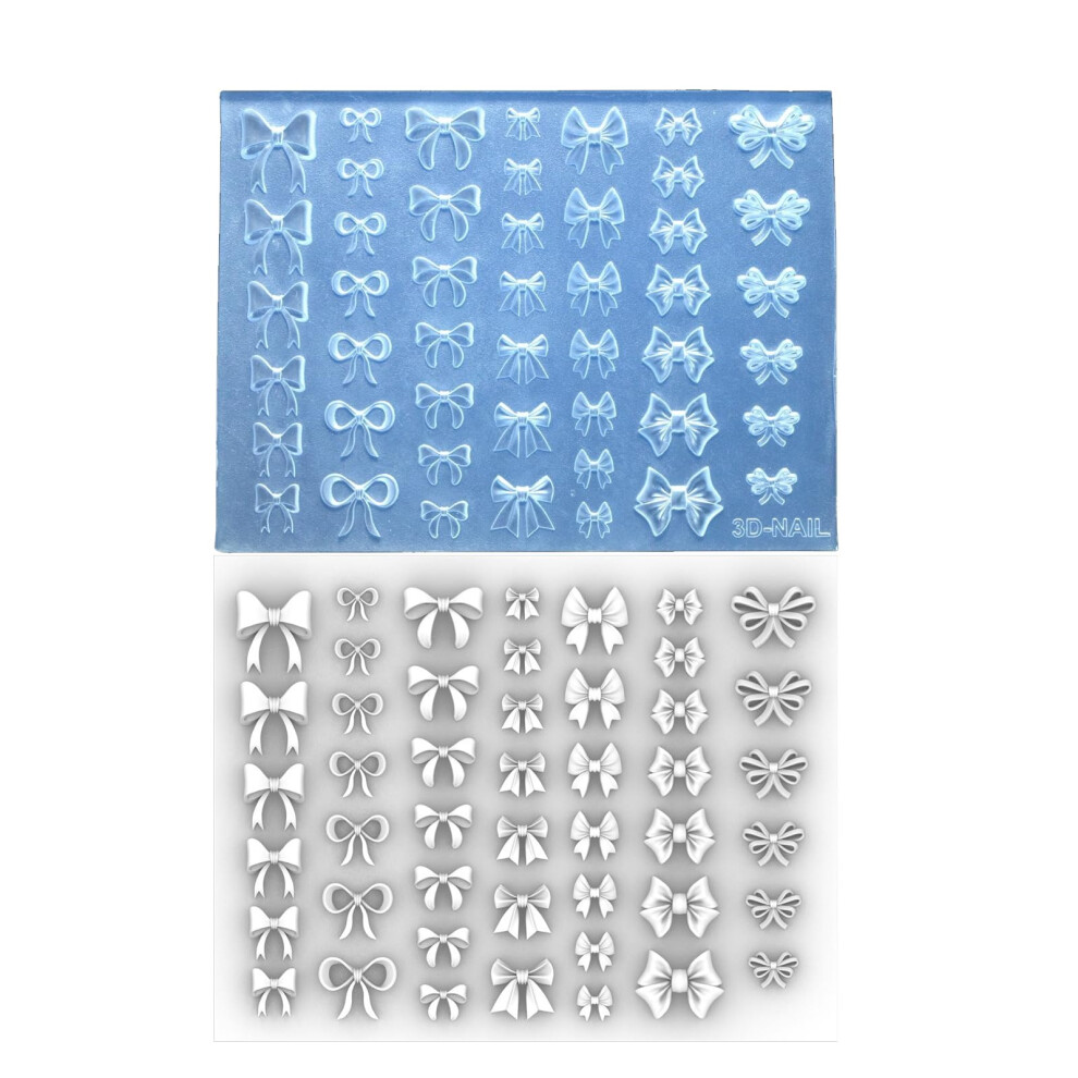 Silicone Nail Art Mould for Easy Demolding with Versatile Pattern Options Fits Various Nail Shapes