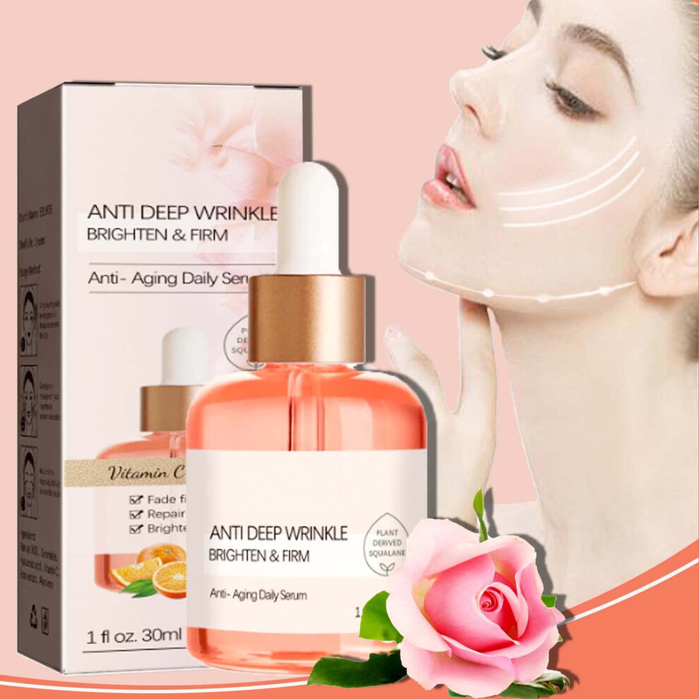 Anti Aging Hyaluronic Acid Face Serum with Collagen for Deep Hydration and Wrinkle Reduction 1pc