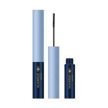 4D Silk Fiber Waterproof Lengthening Mascara with Volumizing Curl Enhancing Brush, Smudge Proof