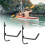 90 Rotating Kayak Wall Rack, Foldable Canoe & SUP Storage Wall Mount 4