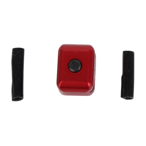 Bague de fixation du câble de la repose-flèche en aluminium pour arc composé, rouge 1