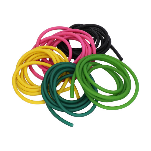 5 Stück 4070 Latex Gummiband-Set, 2m Farben, 4mm-7mm 1
