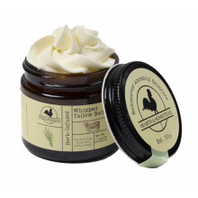 Unscented or Herb Infused Whipped Tallow Balm Organic Body Butter Deep Hydration 1.3oz