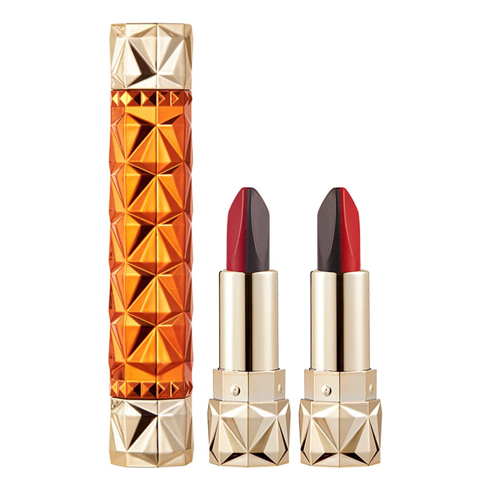 Lip Gloss Set with Shimmering Finish, Multicolor Lipstick Palette, Travel Friendly NonStick Cup Design