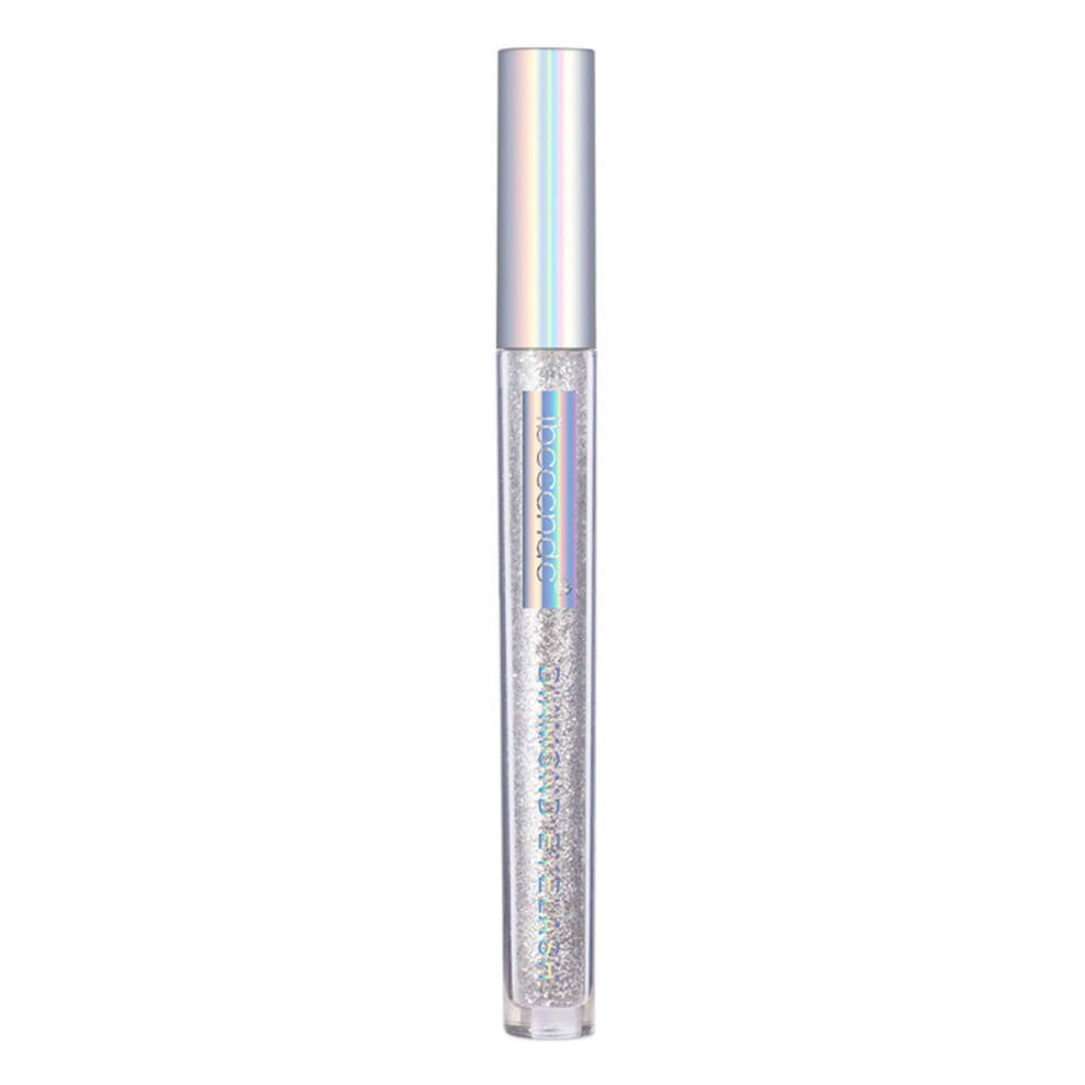 Waterproof Glitter Mascara Long Lasting Curl with Subtle Sparkle 3g White Compact Size