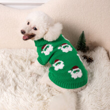 Suéter natalino para cachorro, fantasia fofa de boneco de neve para filhotes e gatos, roupa de Natal para meninos e meninas, ideal para o Natal e