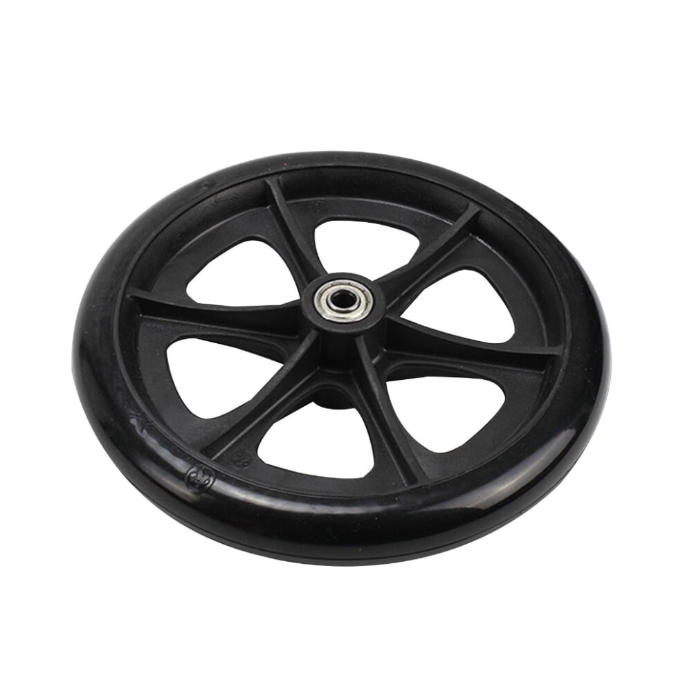 Faioin 6/8 Inch Wheelchair Caster Universal Front Wheel Replacement Solid Tire Wheel Wheelchairs Accessories Wear-Resistant 9191629427154