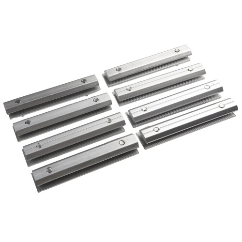 Aluminium Solar Module Rails Profile Connectors Mounting Connection 1