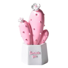 Dcomlko Ornaments Display Stand Cactus Creative Mini Ornaments Pink Gift Home Indoor Room Desktop Decorations