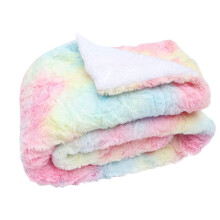 RnemiTe-amo Deals！Tapestry 152x127CM Thick Flannel Lamb Wool Composite Double Blanket Leisure Blanket Gift
