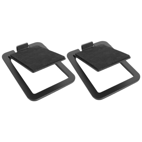 2pcs Desktop Speaker Stand Studio Speakers Support Bracket Metal Storage Holders,