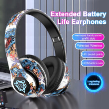 SUSUchens draadloze headset, ergonomisch ontwerp, intelligente ruisonderdrukking, HiFi-geluid, opvouwbaar, Bluetooth-compatibel, 5.1-koptelefoon,