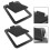 2pcs Desktop Speaker Stand Studio Speakers Support Bracket Metal Storage Holders, 8