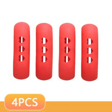 8-2 pezzi Manici in silicone antiscottatura antiscivolo Coprimanico per pentola Isolamento termico Manicotto resistente al calore Accessori da cucina
