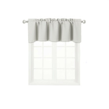 Verduisterend thermisch valletje, ongevoerd, TVLO wit valletje voor keuken, badkamer, slaapkamer en woonkamer, kort raam met tunnelzoom, 54 inch x 18