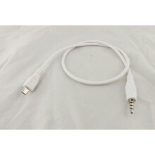 10 kpl 3,5 mm:n stereourosliitin micro-USB 5-nastaiseen urosliittimeen M/M-muunninaudiokaapeli, 50 cm
