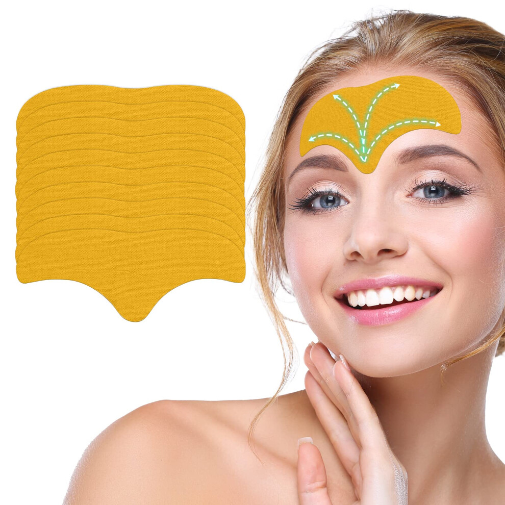 Forehead Wrinkle Patches with Collagen, 10 PCS Anti Wrinkle Forehead Pads for Overnight Skin