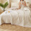 Πάπλωμα Bedsure White Queen από βαμβακερό ύφασμα, δροσερό και λεπτό, πλένεται στο 5