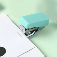 Xaoshaoyi Macaroon Mini Nietmachine Set Nietmachine Frisse Stijl Metalen Binder Kleine Kantoor Nietmachine Studie Nietmachine Leermiddelen