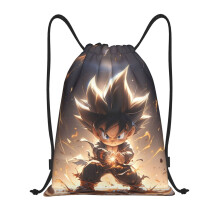 Dragon Ball Classic trekkoordtas, opvouwbaar, sporttas, fitnesstas, unisex, strandtas, sporttas, reistas, klein
