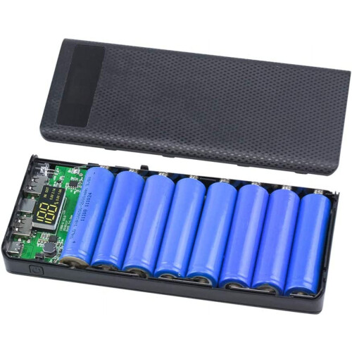 DIY Power Bank - Φτιάξτε το δικό σας εξωτερικό y Pack, 2 έξοδοι 3 είσοδοι (Mirco, τύπου C, 1