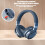 Ακουστικά Bluetooth με προσαρμογέα, ασύρματα ακουστικά ακύρωσης θορύβου με 7
